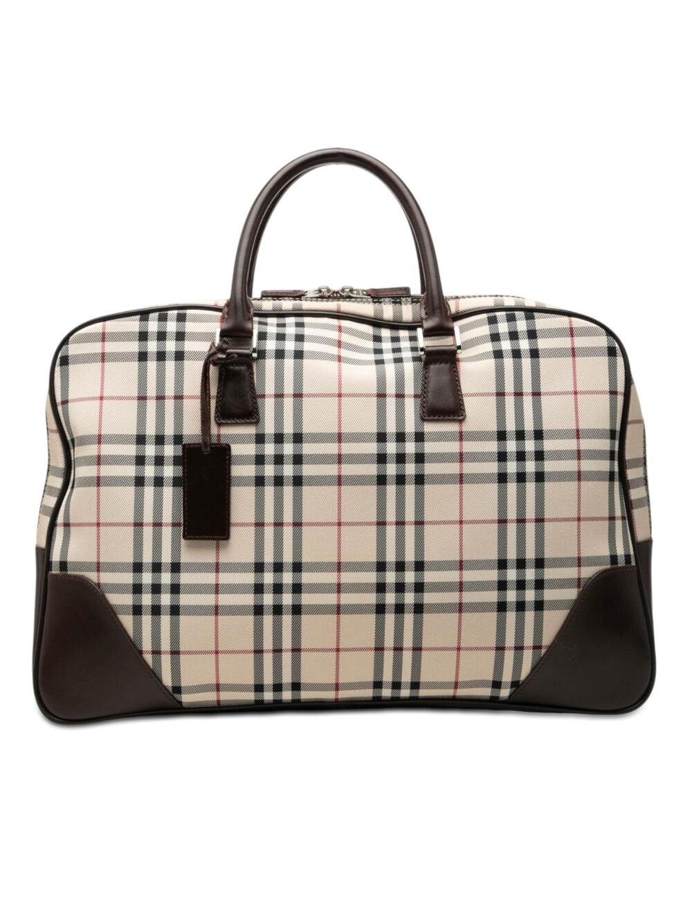 Burberry House Check Canvas Travel Bag #283715B42B